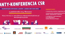 W ANTY-tradycyjny sposób o CSR BIZNES, Gospodarka - Jak włączać menedżerów i menedżerki w temat społecznej odpowiedzialności biznesu i angażować do mówienia o nim? Forum Odpowiedzialnego Biznesu postanowiło, że po raz drugi zrobi to w nietradycyjny sposób, zapraszając w październiku na Anty-Konferencję CSR.