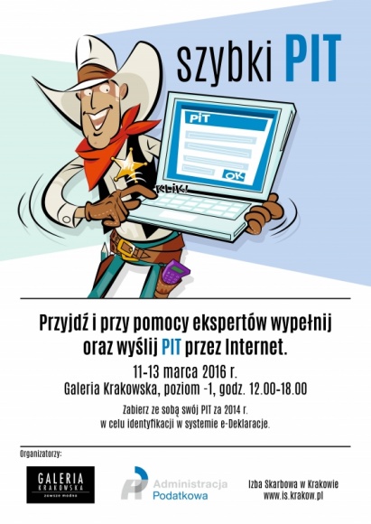 ?Szybki PIT? w Galerii Krakowskiej