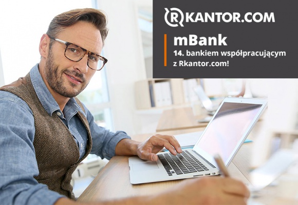 Darmowe przelewy do mBanku z Rkantor.com BIZNES, Finanse - Klienci kantoru internetowego Rkantor.com mogą za darmo zlecać przelewy walutowe i w PLN z Rkantor.com do mBanku. Czas oczekiwania na pieniądze został skrócony do minimum ? są one księgowane w mBanku nawet w ciągu 5 min.!