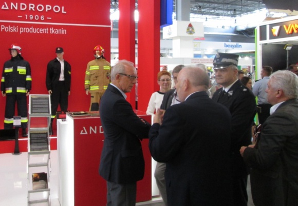 Andropol z ofertą dla strażaków na IFRE-EXPO 2017 BIZNES, Gospodarka - Innowacyjne tkaniny specjalistyczne prezentuje Andropol na Międzynarodowych Targach Sprzętu i Wyposażenia Straży Pożarnej i Służb Ratowniczych KIELCE IFRE-EXPO 2017