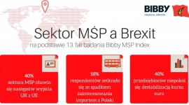 Brexit a kondycja sektora MŚP BIZNES, Gospodarka - Prawie co czwarty przedsiębiorca z sektora MŚP obawia się następstw wyjścia Wielkiej Brytanii z Unii Europejskiej i ich wpływu na prowadzoną działalność, a 26% respondentów jeszcze nie jest w stanie określić, czy brexit będzie miał wpływ na prowadzone przez nich przedsiębiorstwo.
