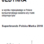 Jedynka uhonorowana tytułem Superbrands Polska Marka 2018