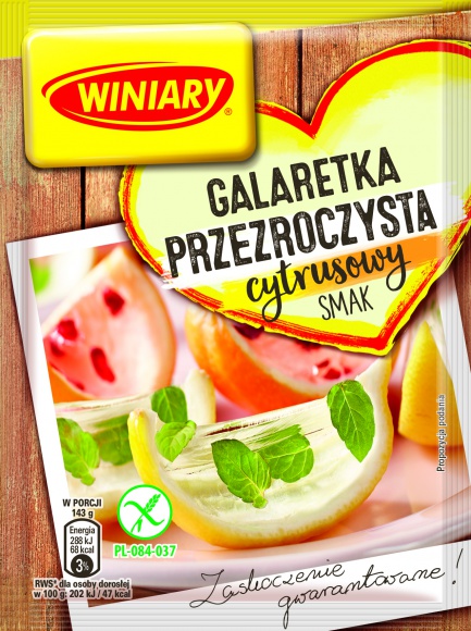 Nowy pyszny smak Galaretki Przezroczystej WINIARY! Odkryj cytrusową NOWOŚĆ! BIZNES, Gospodarka - Nowy pyszny smak Galaretki Przezroczystej WINIARY! Odkryj cytrusową NOWOŚĆ!