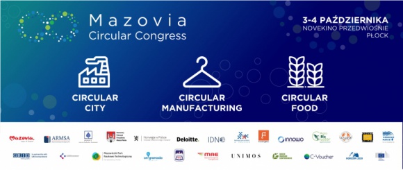 3-4 października Mazovia Circular Congress BIZNES, Gospodarka - W dniach 3-4 października 2018 r. w Płocku odbędzie się Mazovia Circular Congress. Podczas tego wydarzenia światowi i polscy specjaliści wyjaśnią, jakie wyzwania stawia globalna gospodarka przed polskimi firmami i samorządami.