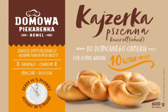 Domowa Piekarenka ? NOWEL wprowadza pieczywo do domowego wypieku! BIZNES, Gospodarka - NOWEL, rodzinna piekarnia specjalizująca się w produkcji pieczywa do dopieku, wprowadza na rynek nową markę. ?Domowa Piekarenka? to bezpiecznie zapakowane pieczywo, które każdy będzie mógł wypiec w domowym piekarniku.