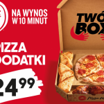 Nowość w Pizza Hut ? Twój Box, czyli pizza i 2 dodatki