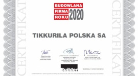 Tikkurila z tytułem ?Budowlanej Firmy Roku 2020?